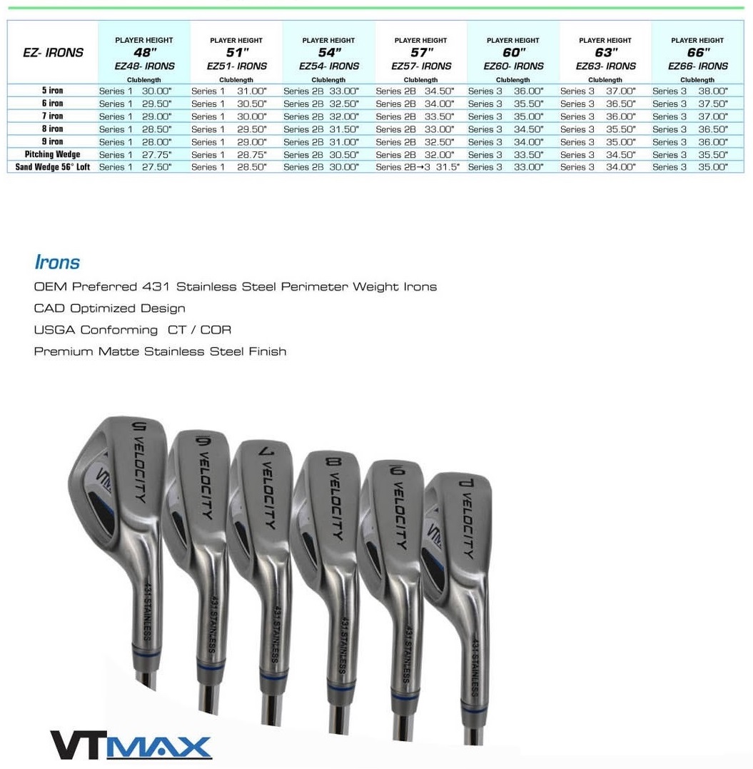 Junior Golf clubs VT MAX Flynn Golf